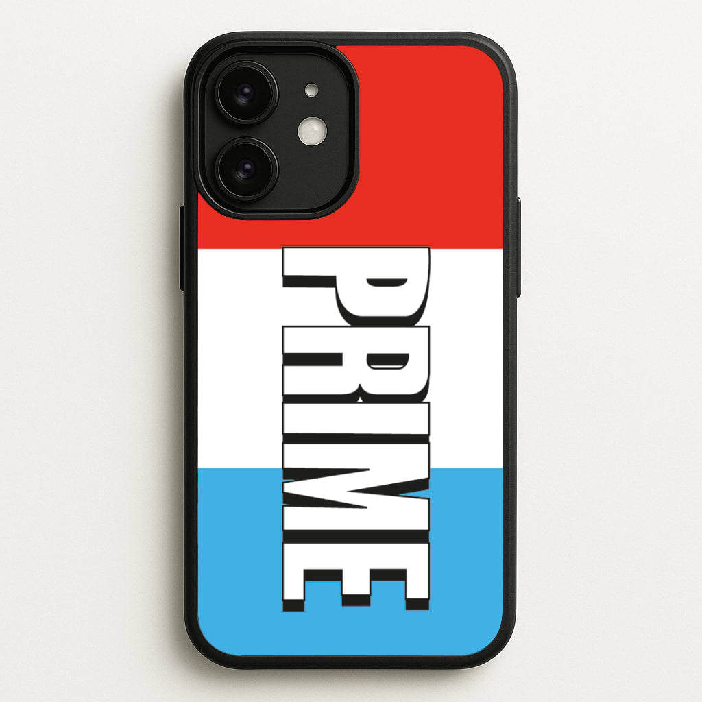 Prime - White And Red - Prime Phone Case for iPhone 11