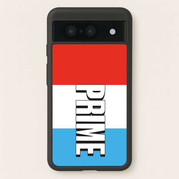 Prime - White And Red - Prime Phone Case for Google Pixel 8