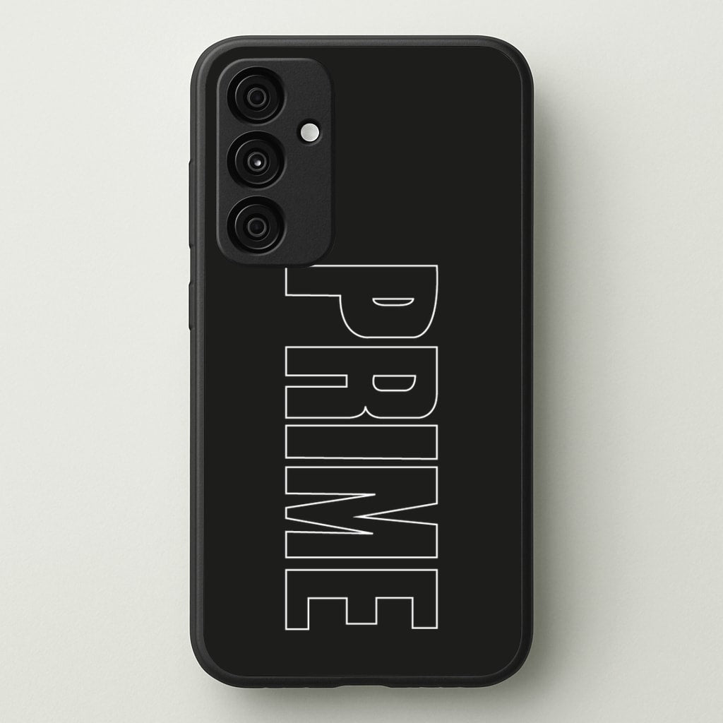 Prime - Black  - Prime Phone Case for Galaxy A35