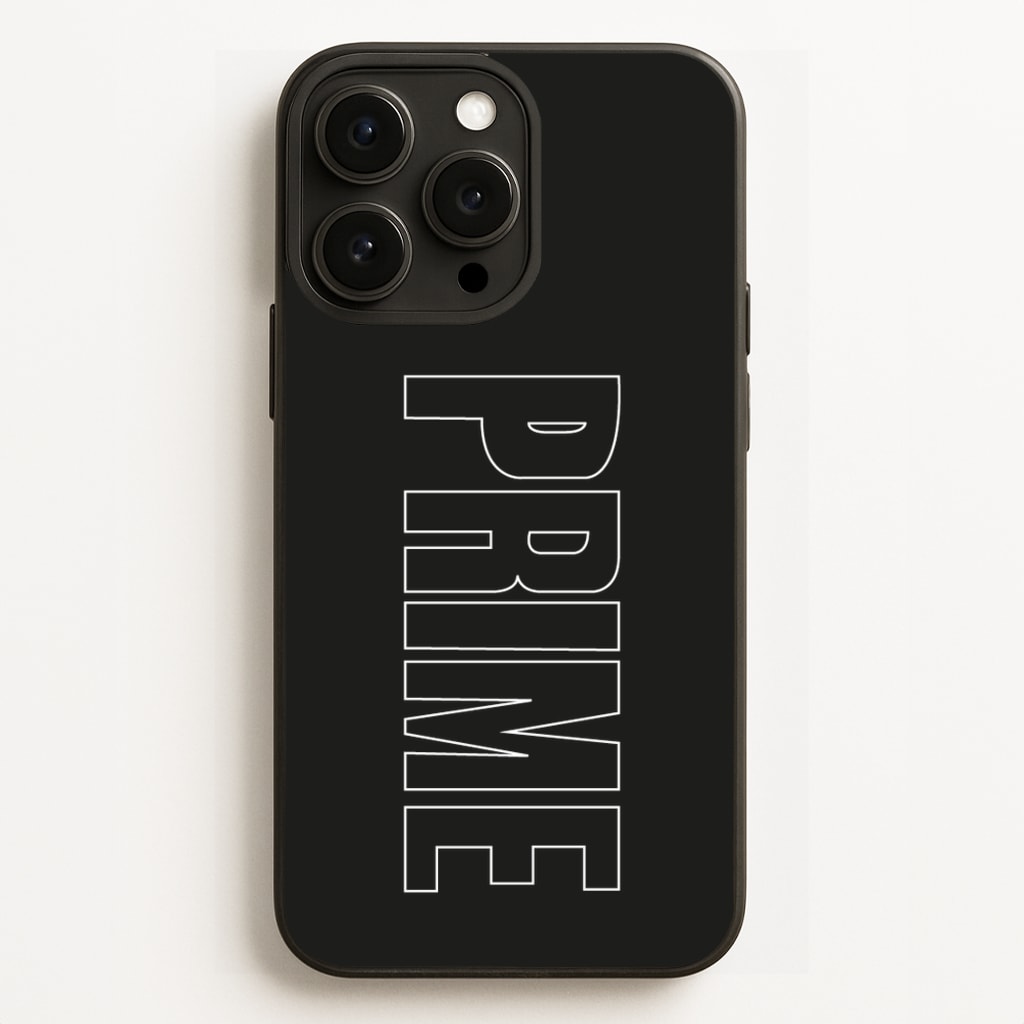 Prime - Black  - Prime Phone Case for iPhone 12 Pro Max