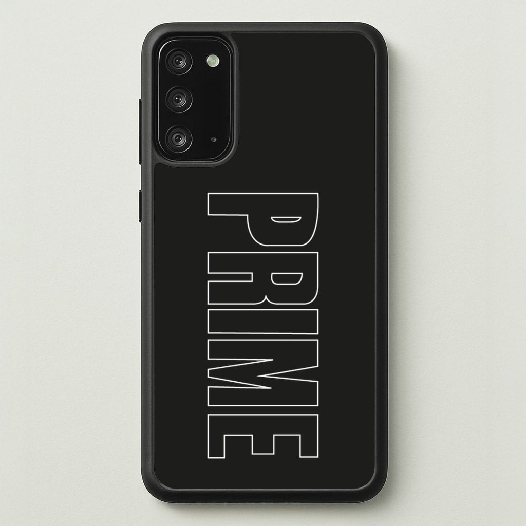 Prime - Black - Prime Phone Case for Galaxy Note 20