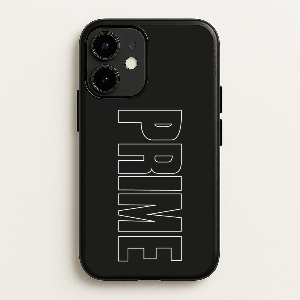 Prime - Black - Prime Phone Case for iPhone 12 / 12 Pro