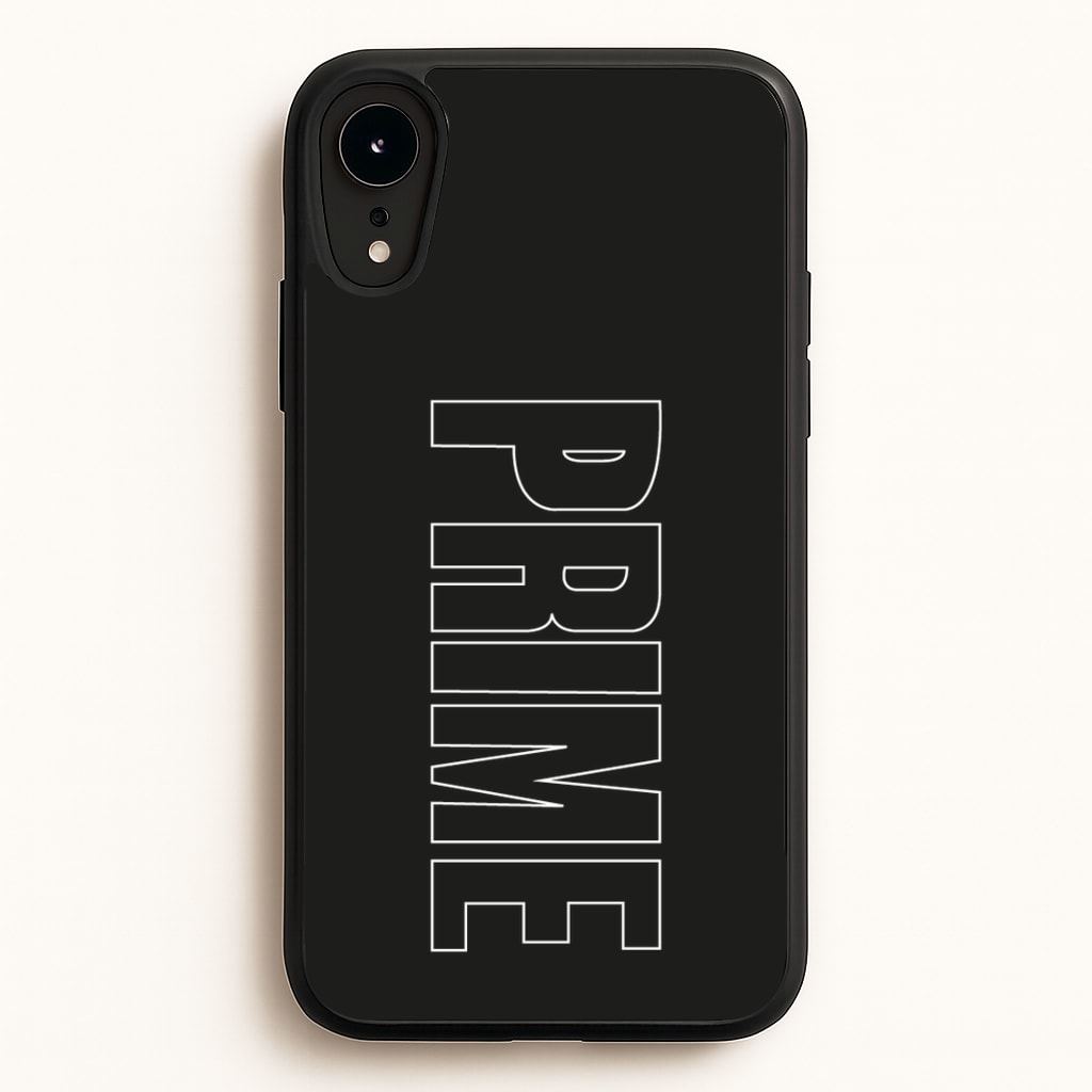 Prime - Black  - Prime Phone Case for iPhone XR