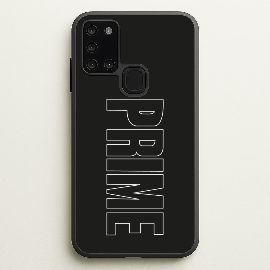 Prime - Black - Prime Phone Case for Galaxy A21s