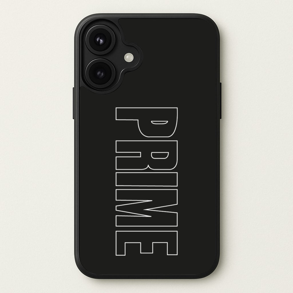 Prime - Black Phone Case for iPhone 17