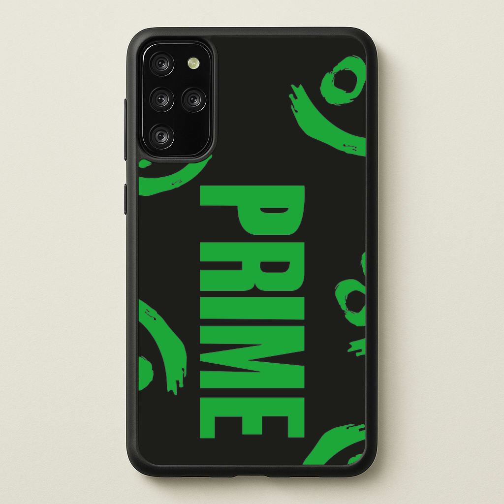 Prime - Green And Black - Prime Phone Case for Galaxy S20 Plus