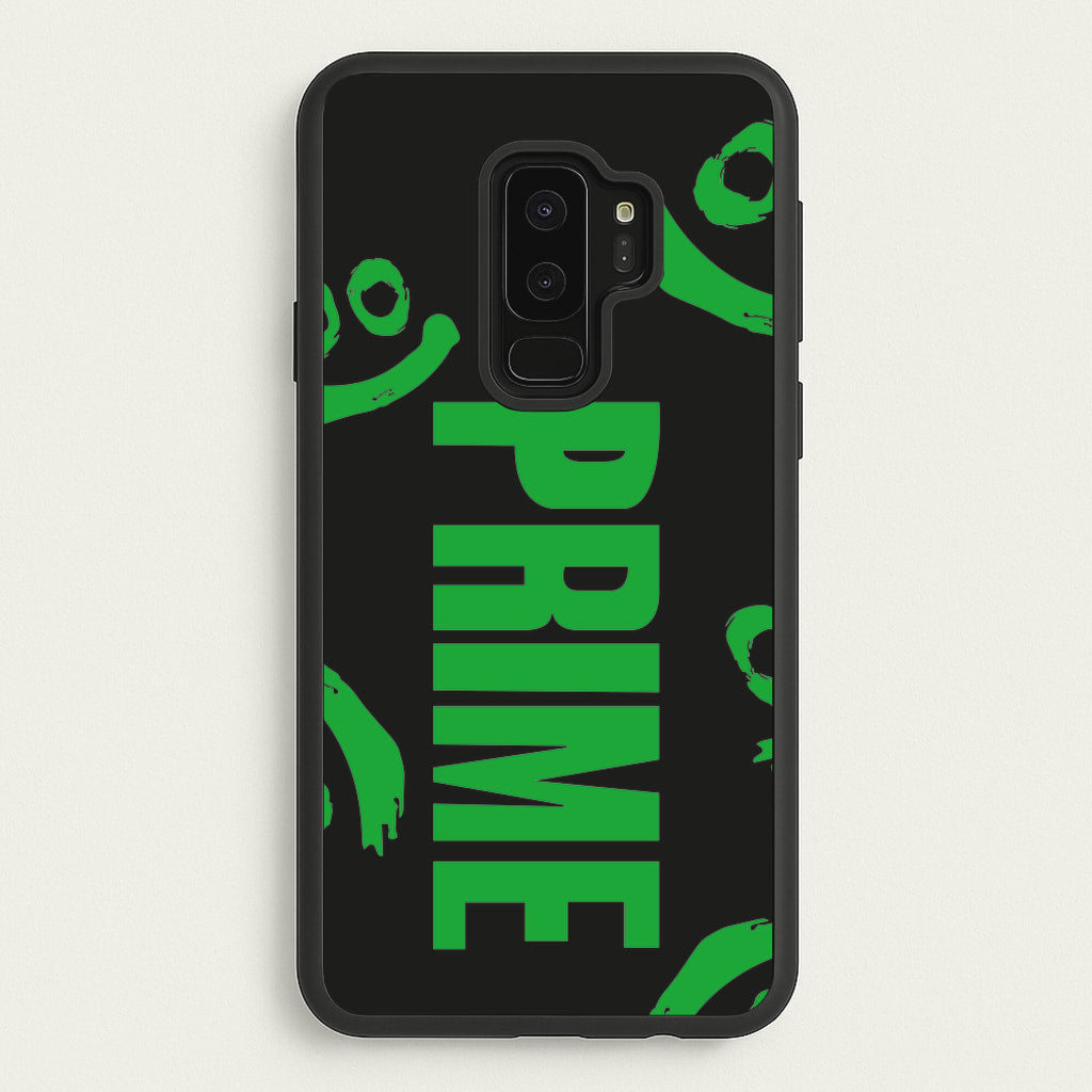 Prime - Green And Black - Prime Phone Case for Galaxy S9 Plus