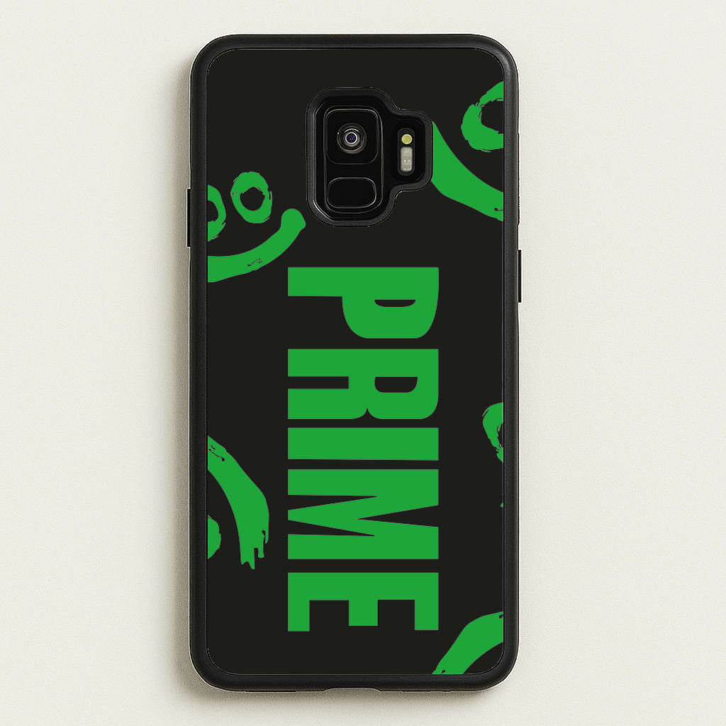 Prime - Green And Black - Prime Phone Case for Galaxy S9