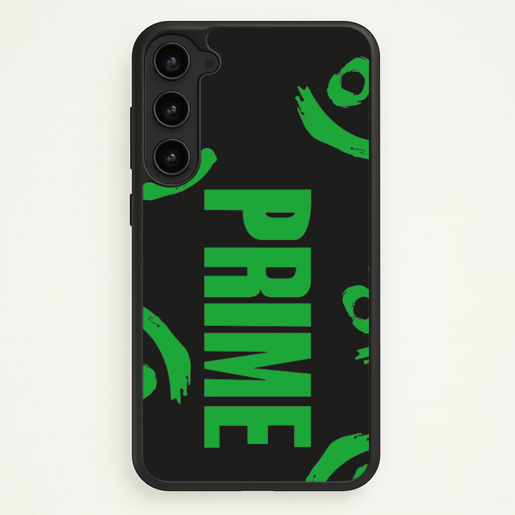 Prime - Green And Black - Prime Phone Case for Galaxy S23