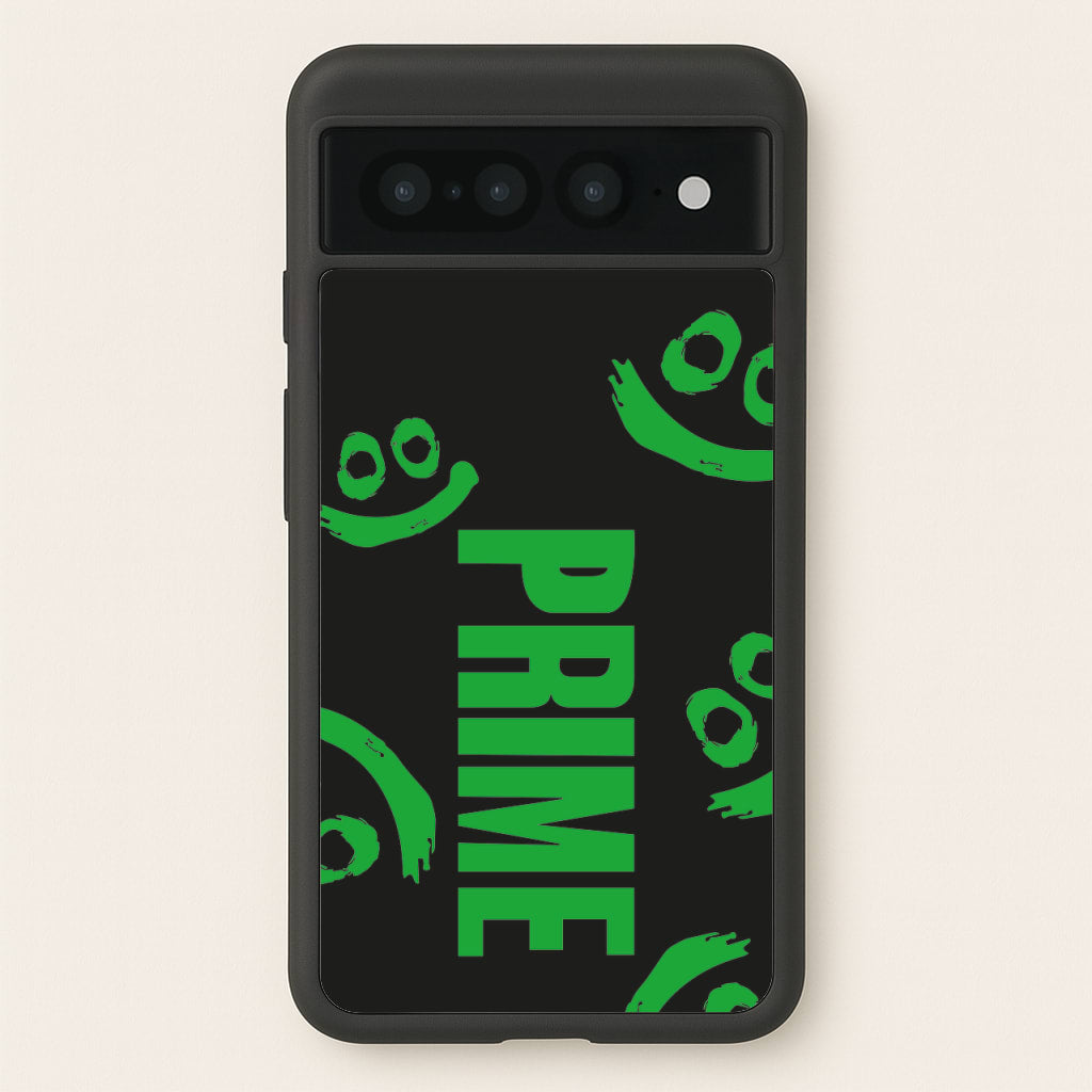 Prime - Green And Black - Prime Phone Case for Google Pixel 7 Pro