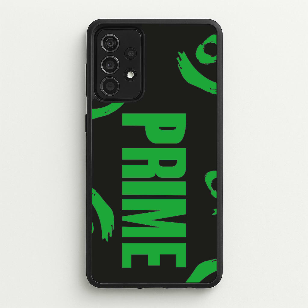 Prime - Green And Black - Prime Phone Case for Galaxy A52 / A52s