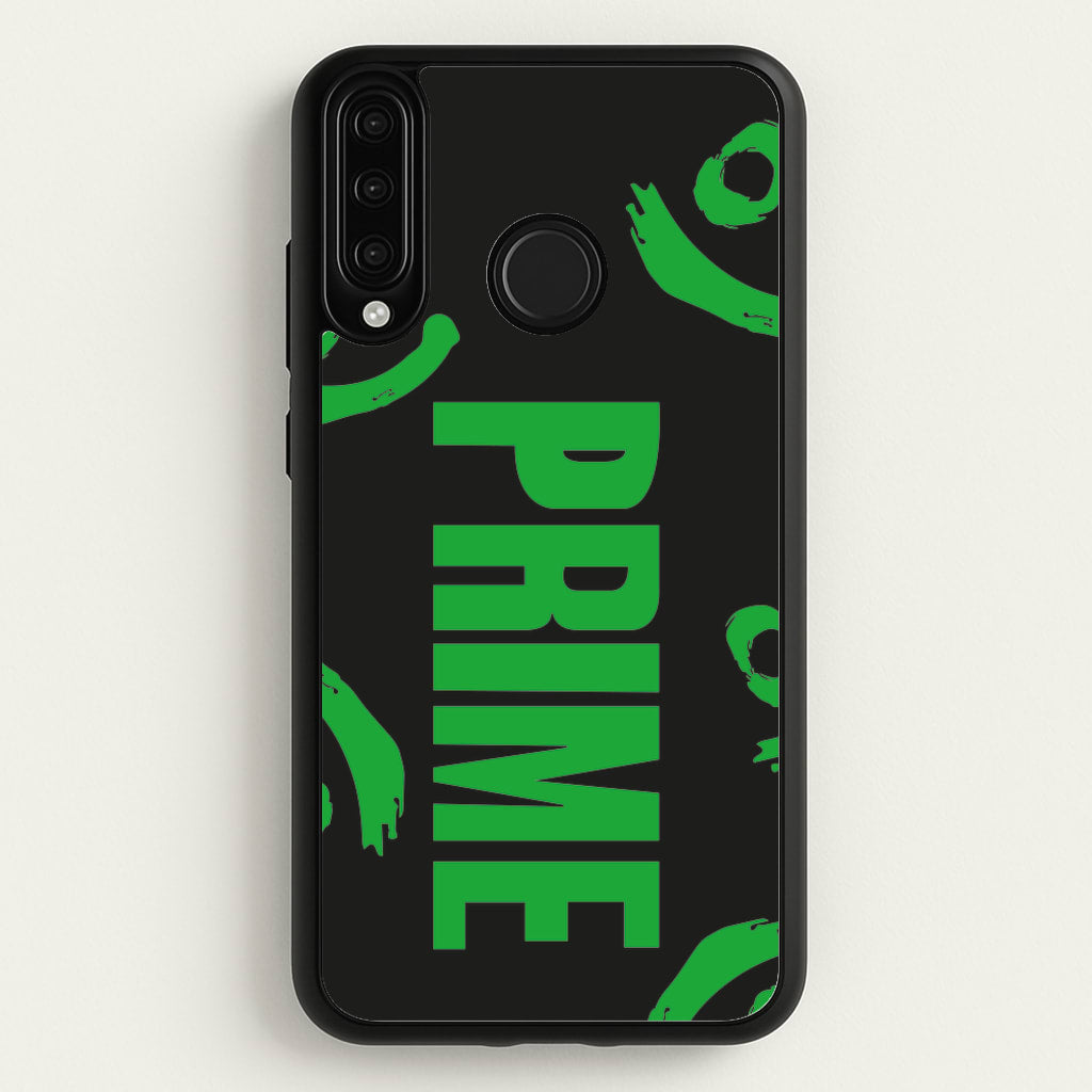 Prime - Green And Black - Prime Phone Case for Huawei P30 Lite