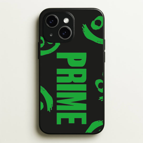 Prime - Green And Black - Prime Phone Case for iPhone 15