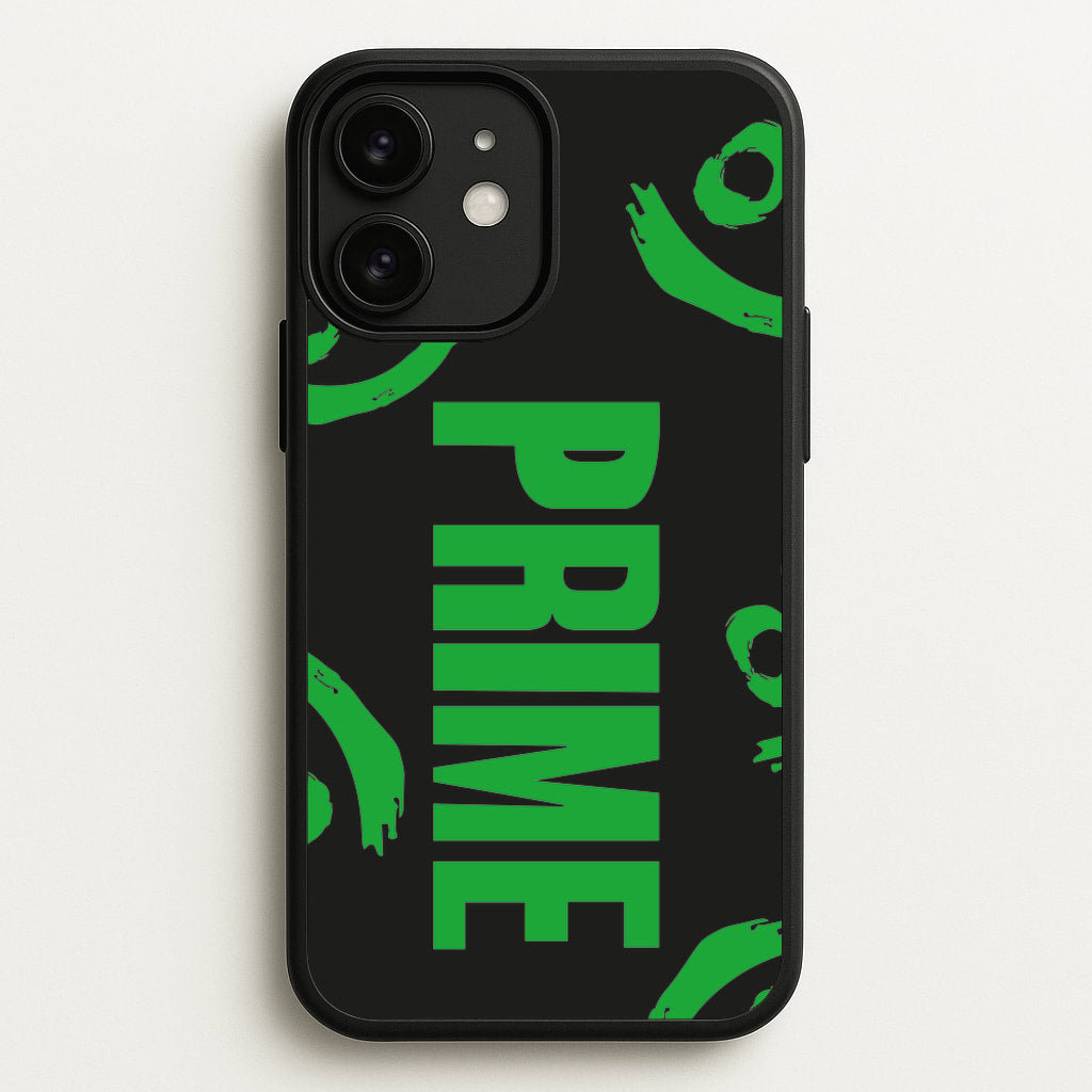 Prime - Green And Black - Prime Phone Case for iPhone 11