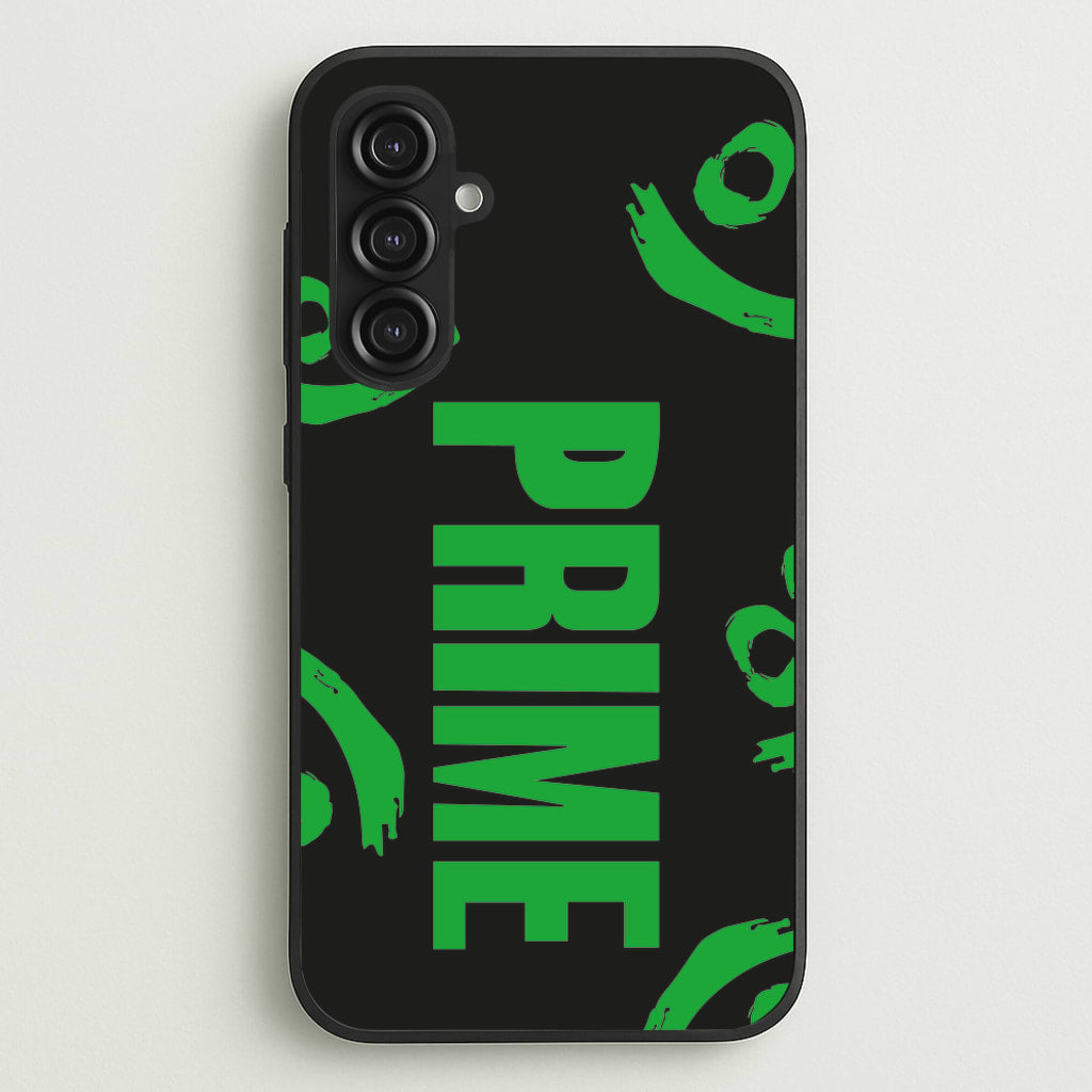 Prime - Green And Black - Prime Phone Case for Galaxy S23FE