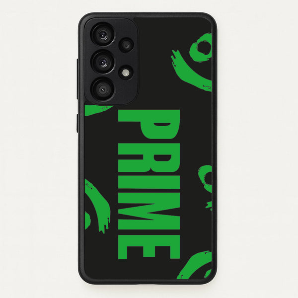 Prime - Green And Black - Prime Phone Case for Galaxy A33