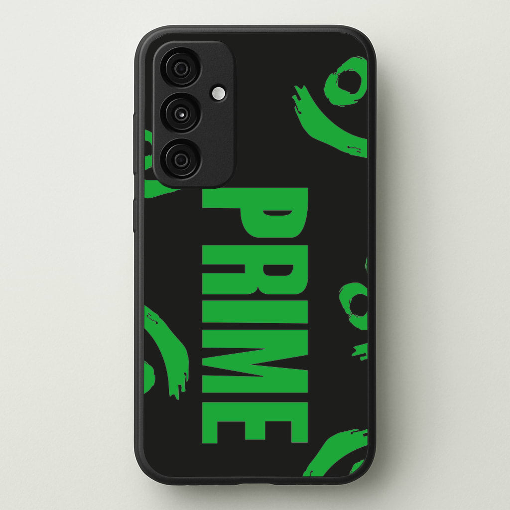 Prime - Green And Black - Prime Phone Case for Galaxy A55