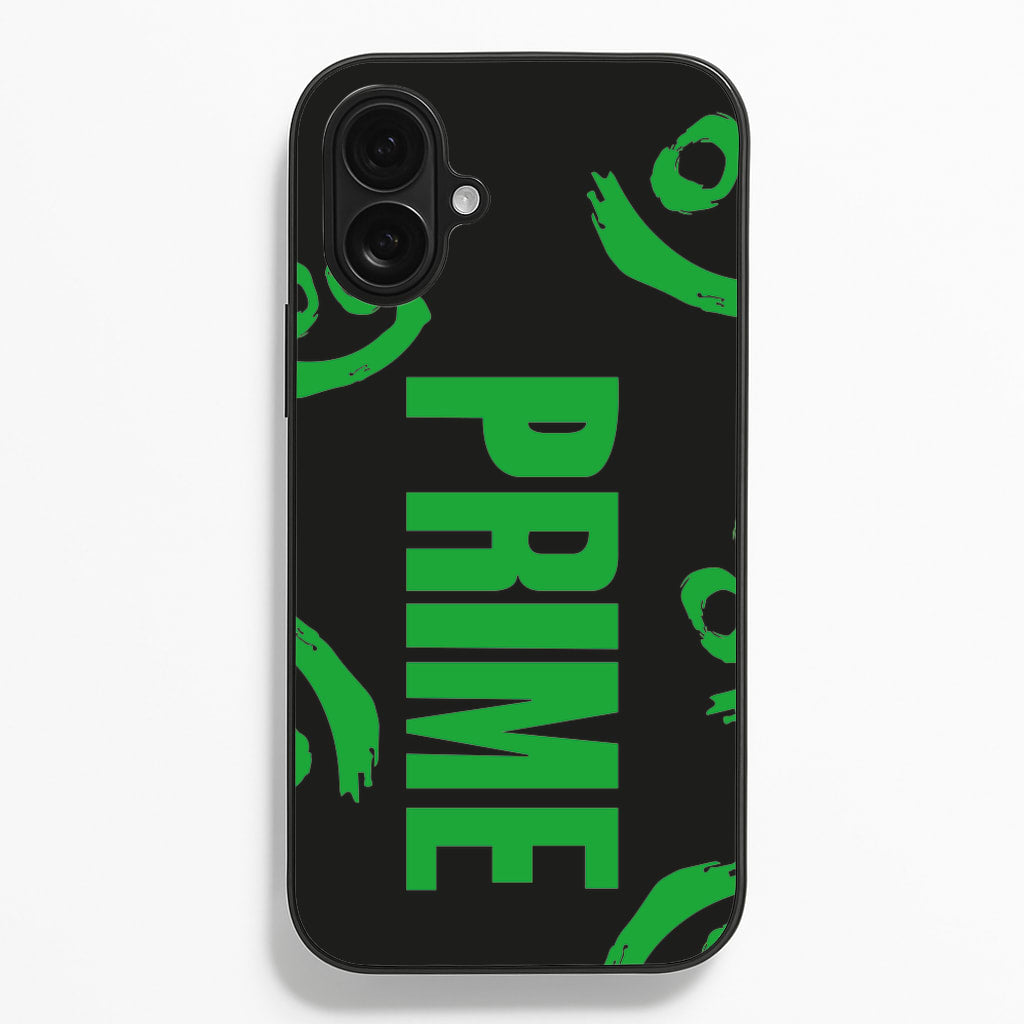 Prime - Green And Black - Prime Phone Case for iPhone 16 Plus