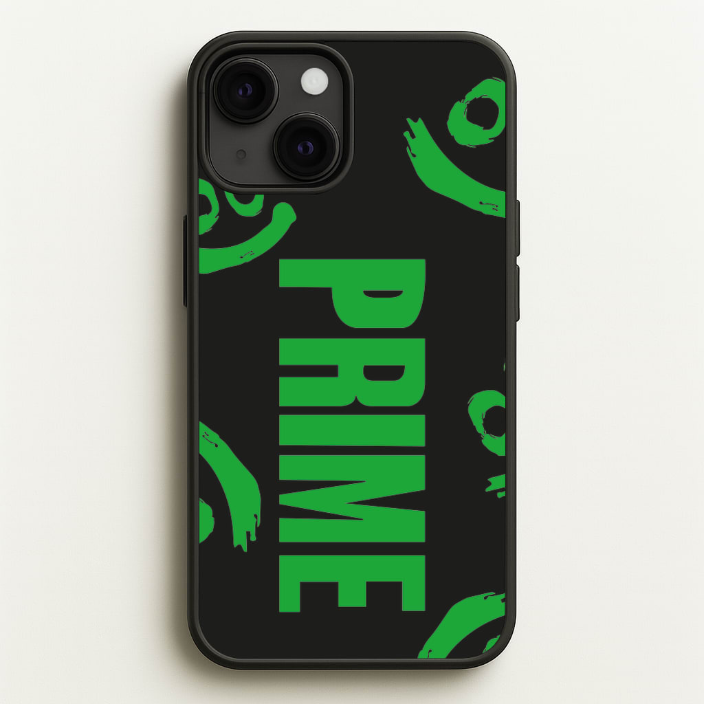 Prime - Green And Black - Prime Phone Case for iPhone 13 Mini
