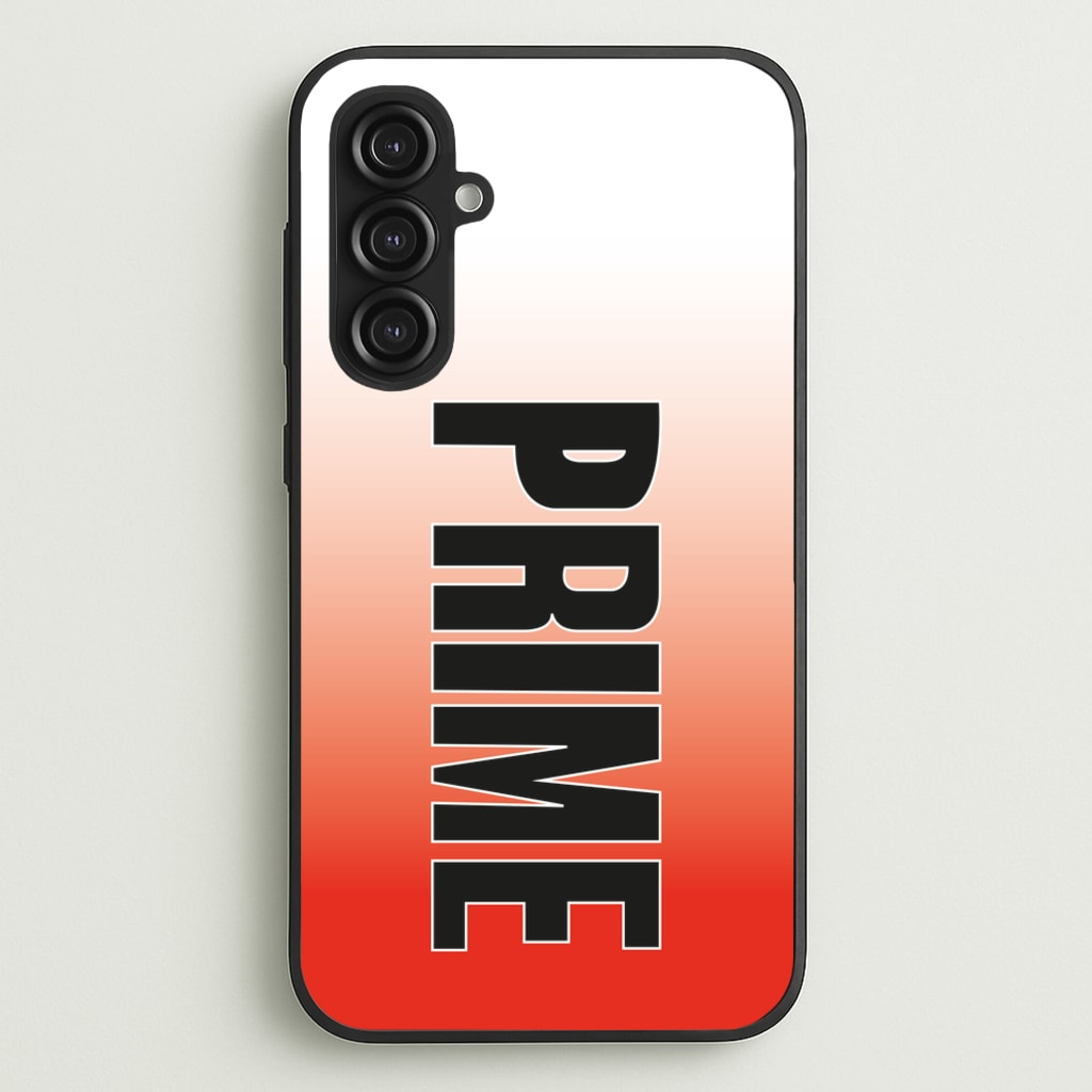 Prime - Red Gradient - Prime Phone Case for Galaxy S23FE