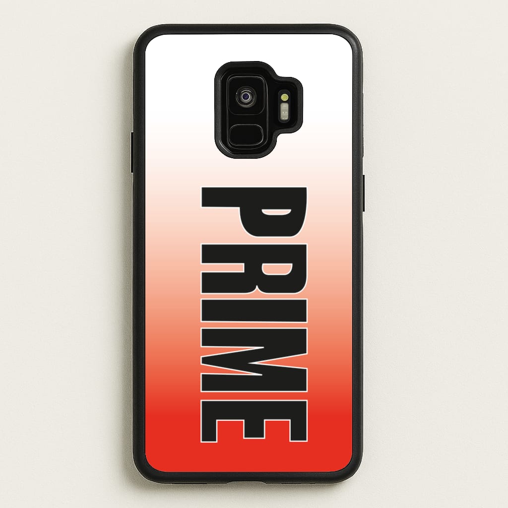 Prime - Red Gradient - Prime Phone Case for Galaxy S9
