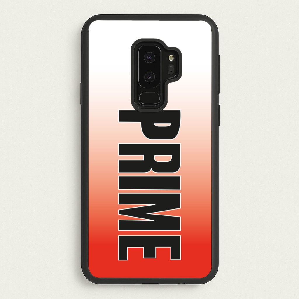 Prime - Red Gradient - Prime Phone Case for Galaxy S9 Plus