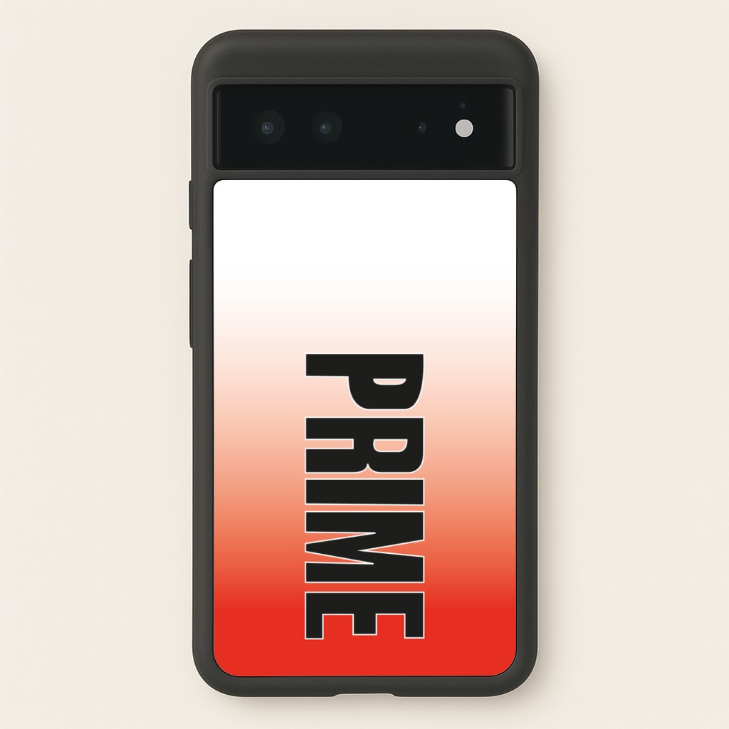 Prime - Red Gradient - Prime Phone Case for Google Pixel 6