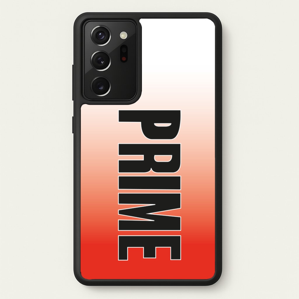 Prime - Red Gradient - Prime Phone Case for Galaxy Note 20 Ultra