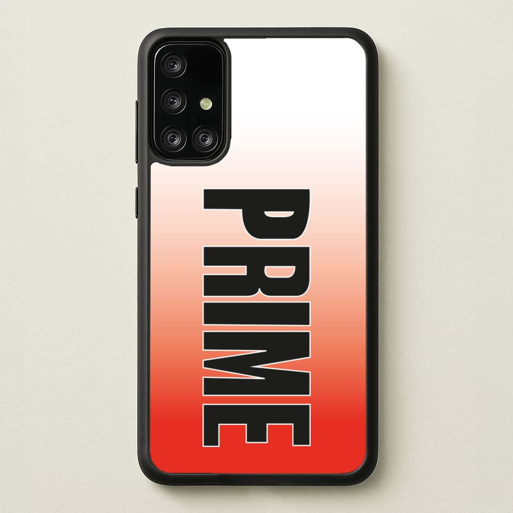 Prime - Red Gradient - Prime Phone Case for Galaxy A71