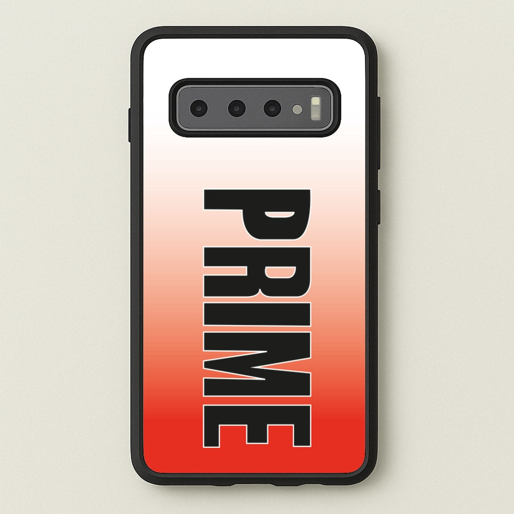 Prime - Red Gradient - Prime Phone Case for Galaxy S10 Plus