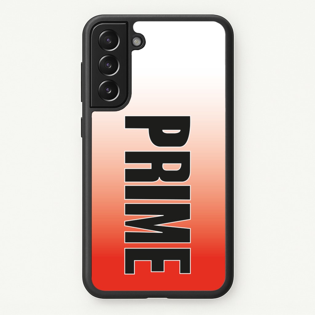 Prime - Red Gradient - Prime Phone Case for Galaxy S22 Plus