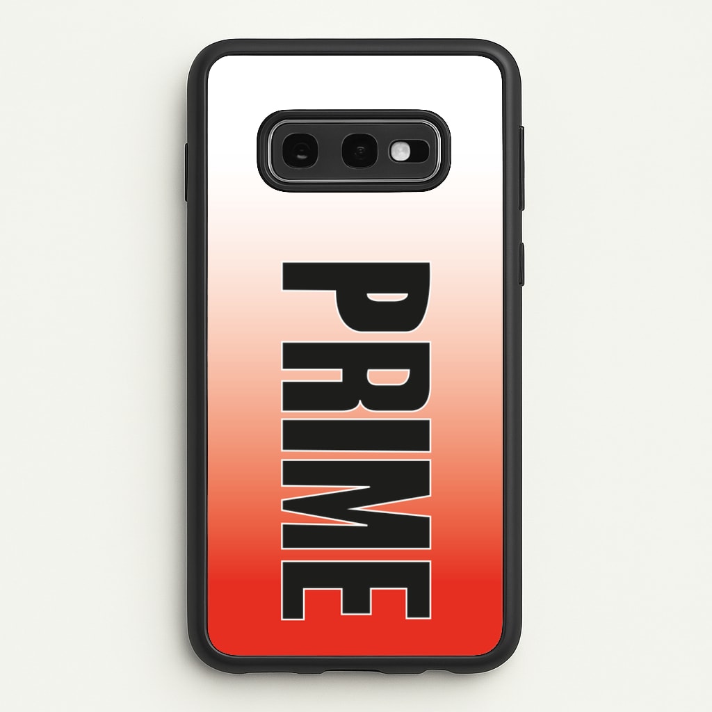 Prime - Red Gradient - Prime Phone Case for Galaxy S10e