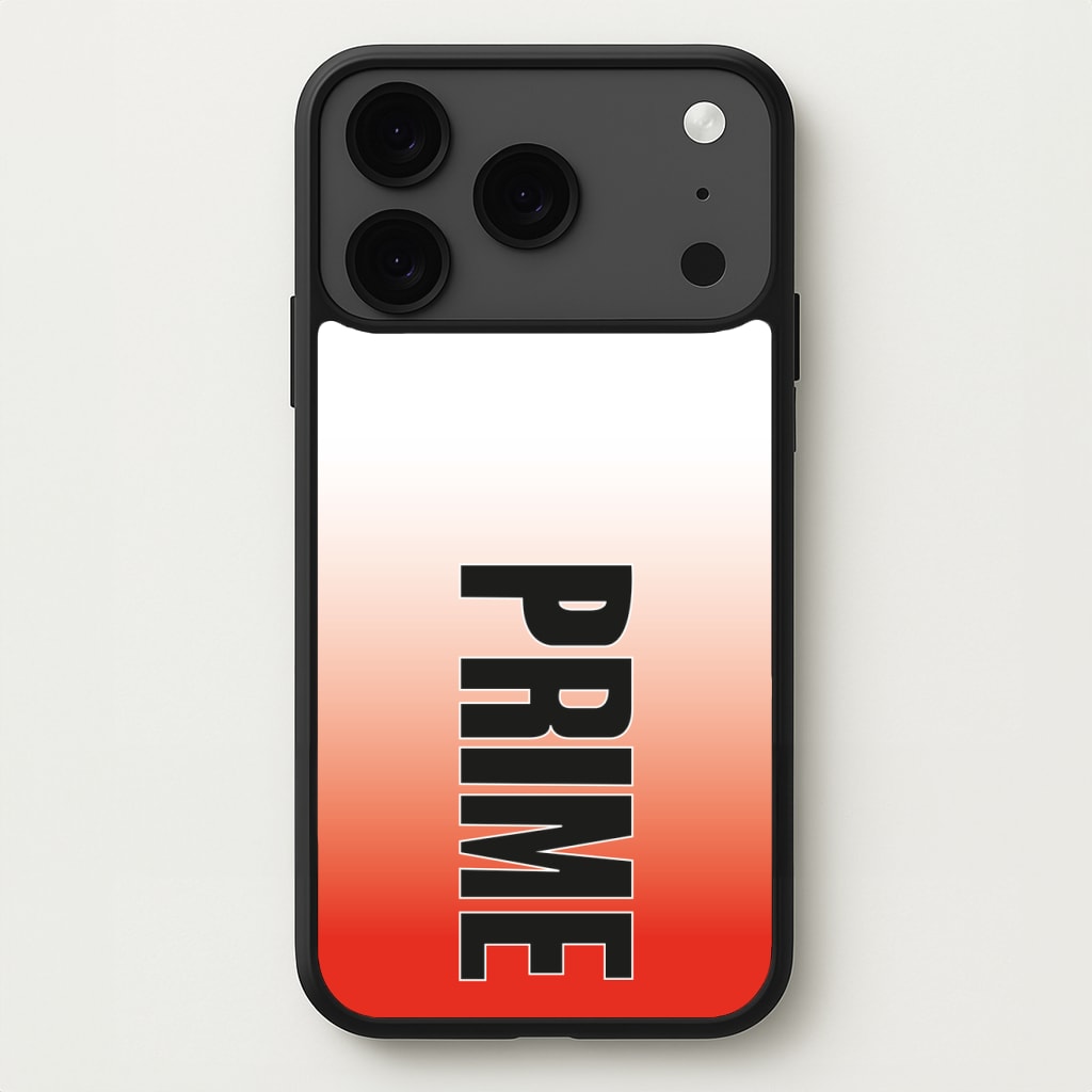 Prime - Red Gradient Phone Case for iPhone 17 Pro Max