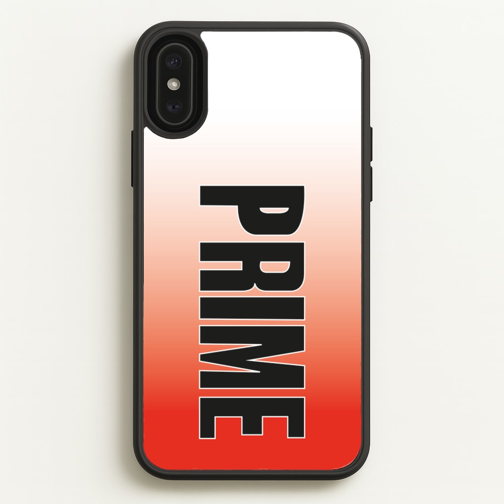Prime - Red Gradient - Prime Phone Case for iPhone XS Max