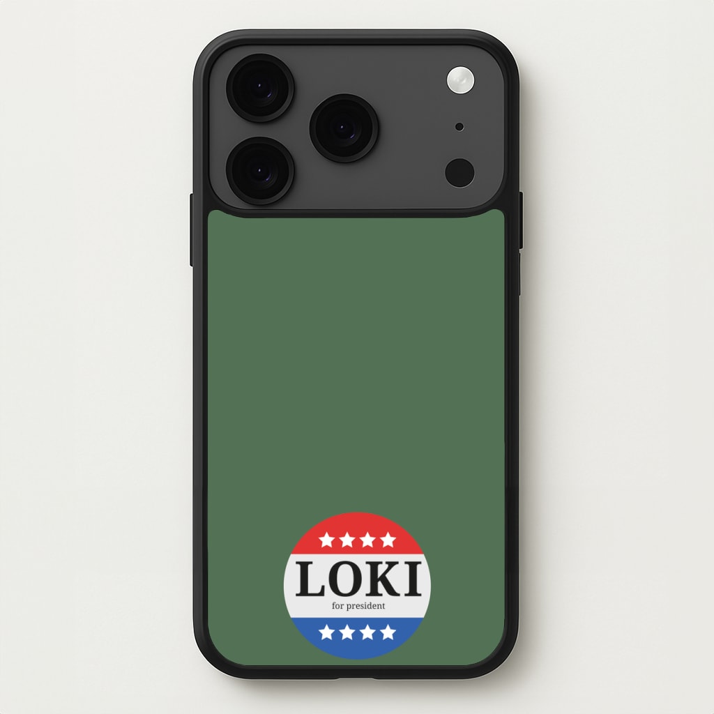 Loki For President Phone Case for iPhone 17 Pro