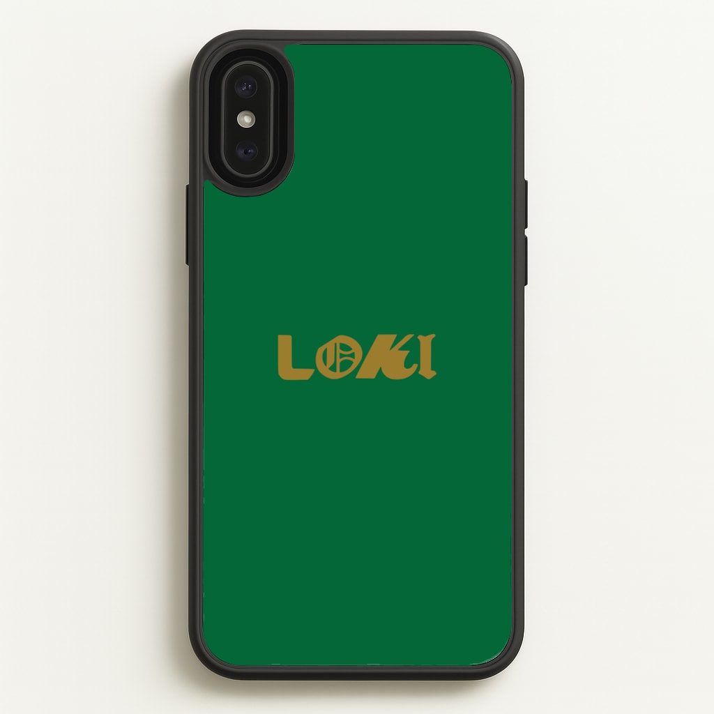 Logo - Loki Phone Case for iPhone XS Max