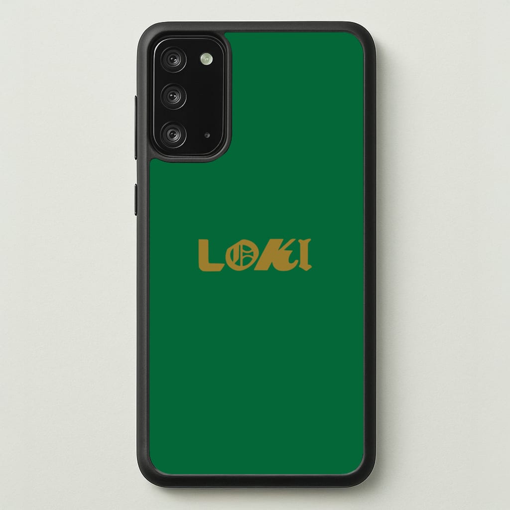 Logo - Loki Phone Case for Galaxy Note 20