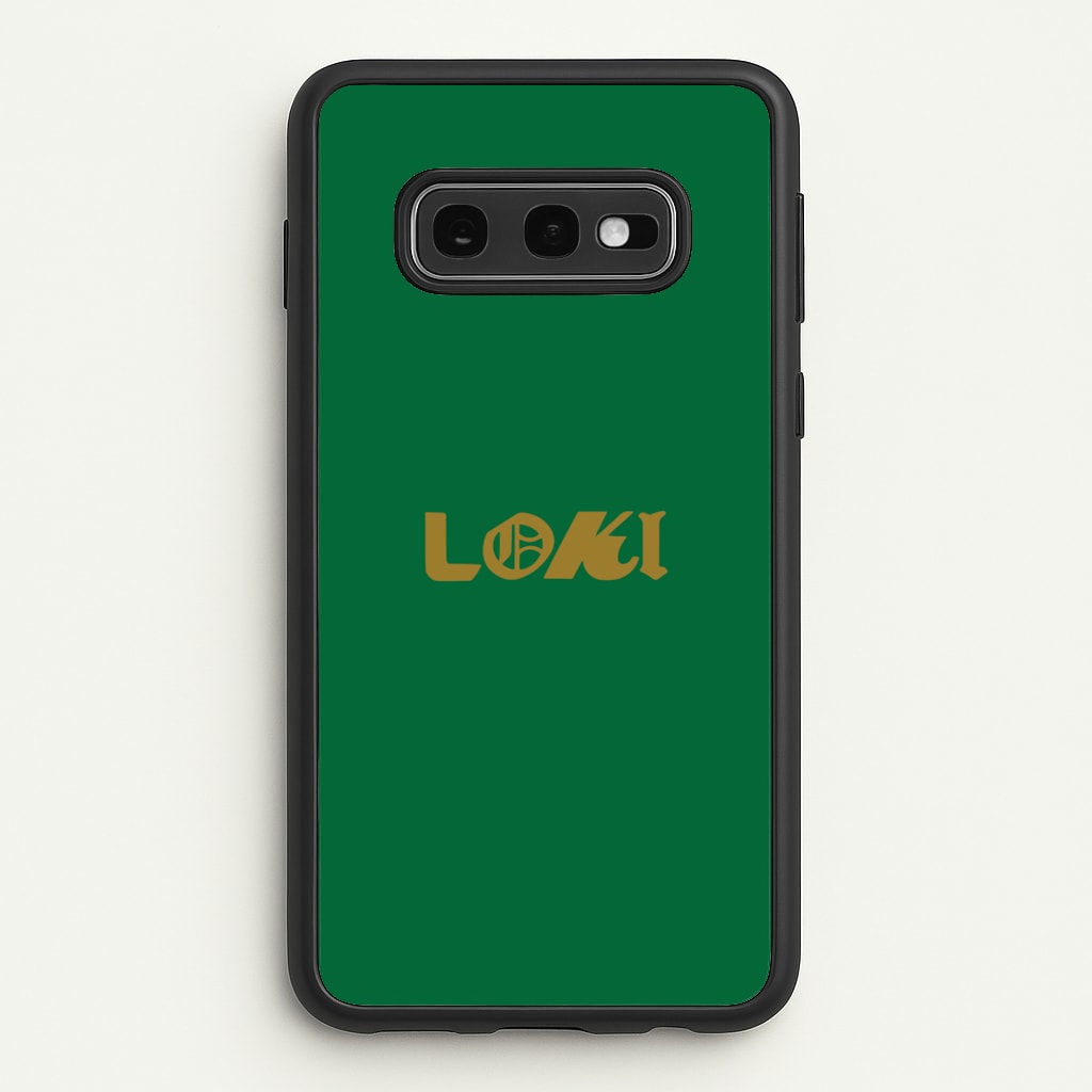 Logo - Loki Phone Case for Galaxy S10e