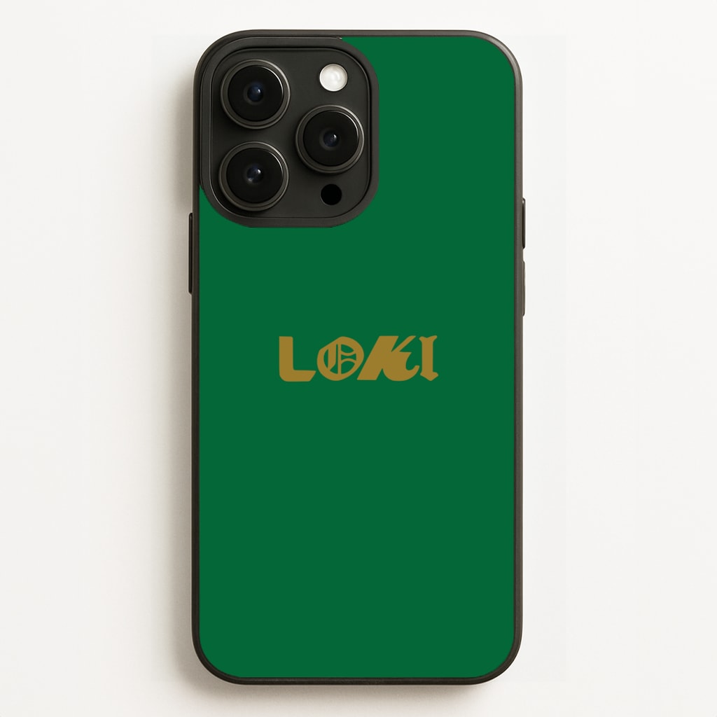 Logo - Loki Phone Case for iPhone 12 Pro Max