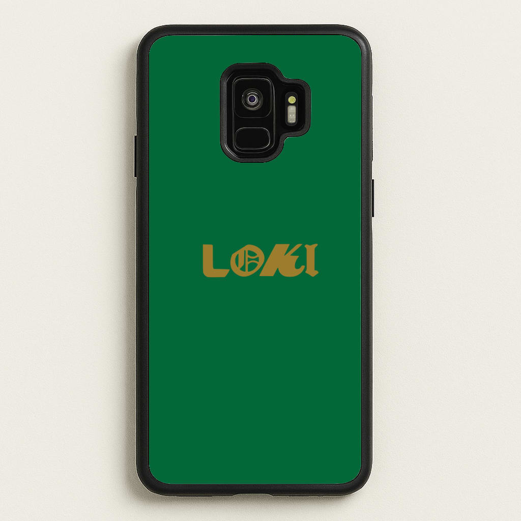 Logo - Loki Phone Case for Galaxy S9