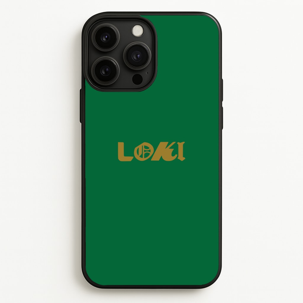 Logo - Loki Phone Case for iPhone 13 Pro Max
