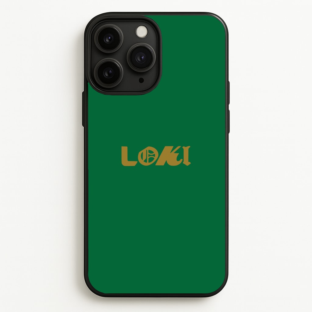 Logo - Loki Phone Case for iPhone 11 Pro Max
