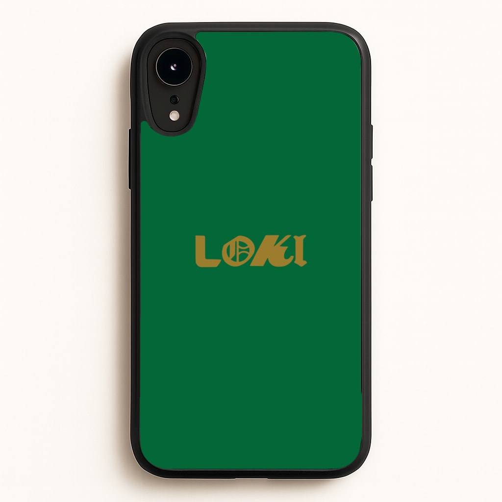 Logo - Loki Phone Case for iPhone XR