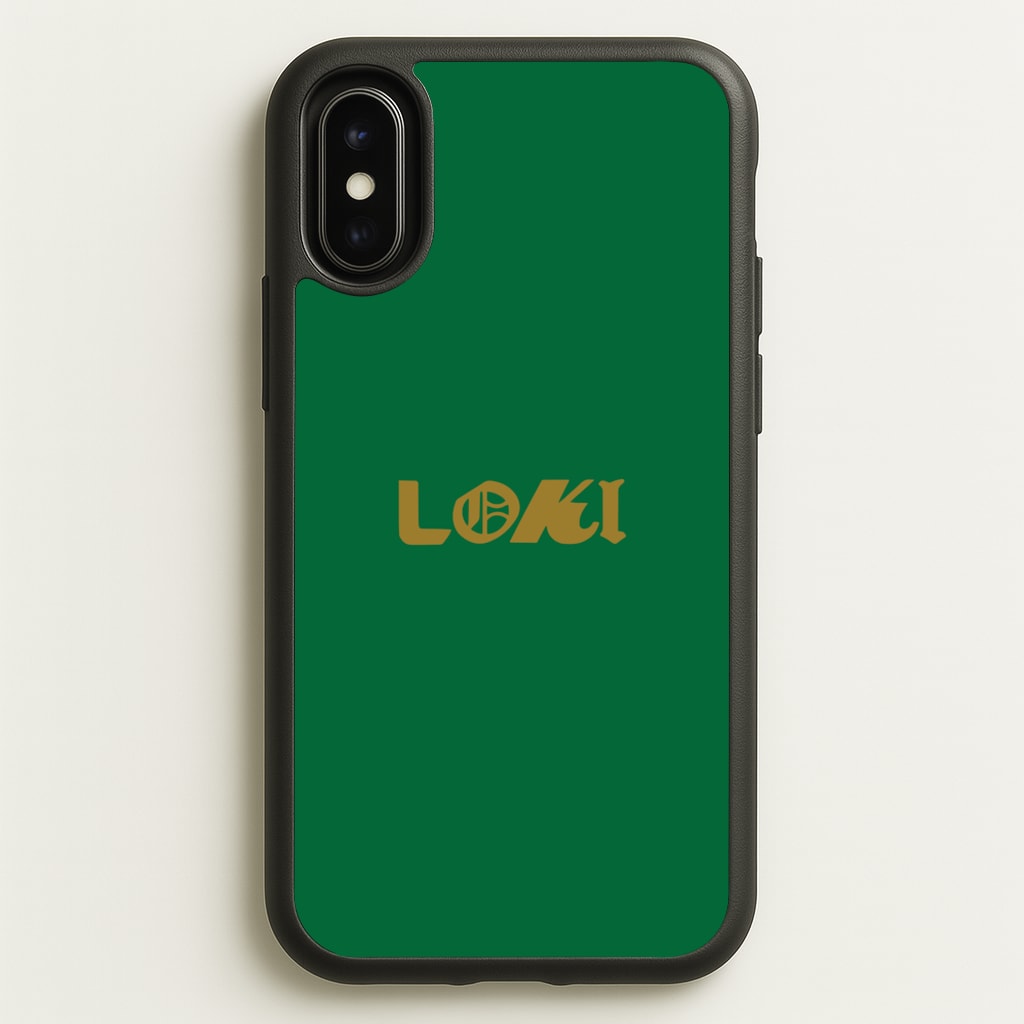 Logo - Loki Phone Case for iPhone X / XS