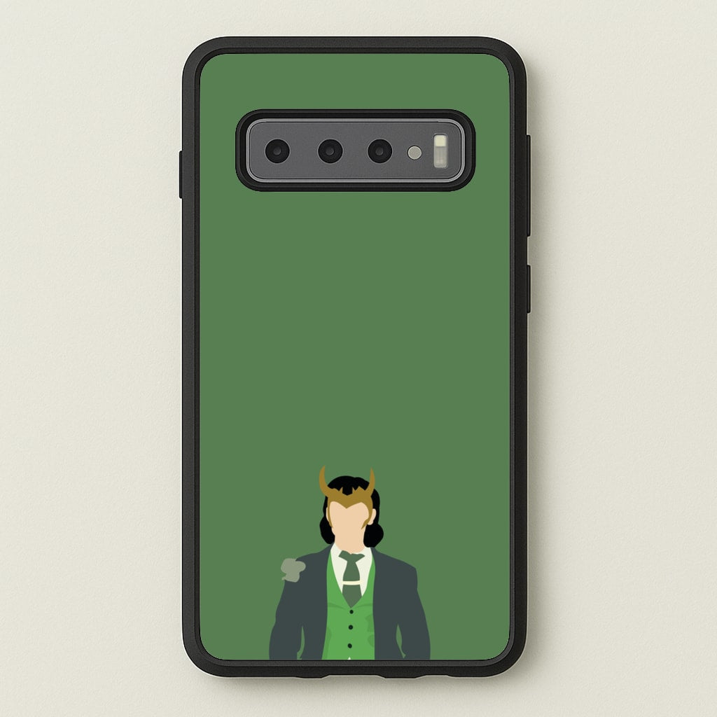 With Horns - Loki Phone Case for Galaxy S10 Plus