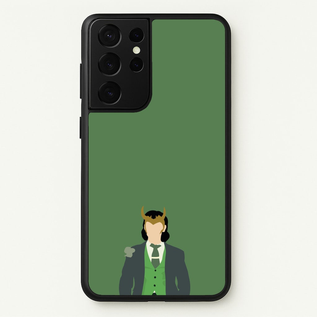 With Horns - Loki Phone Case for Galaxy S21 Ultra