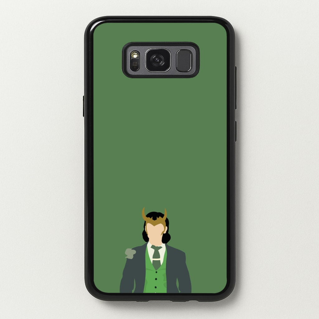 With Horns - Loki Phone Case for Galaxy S8 Plus