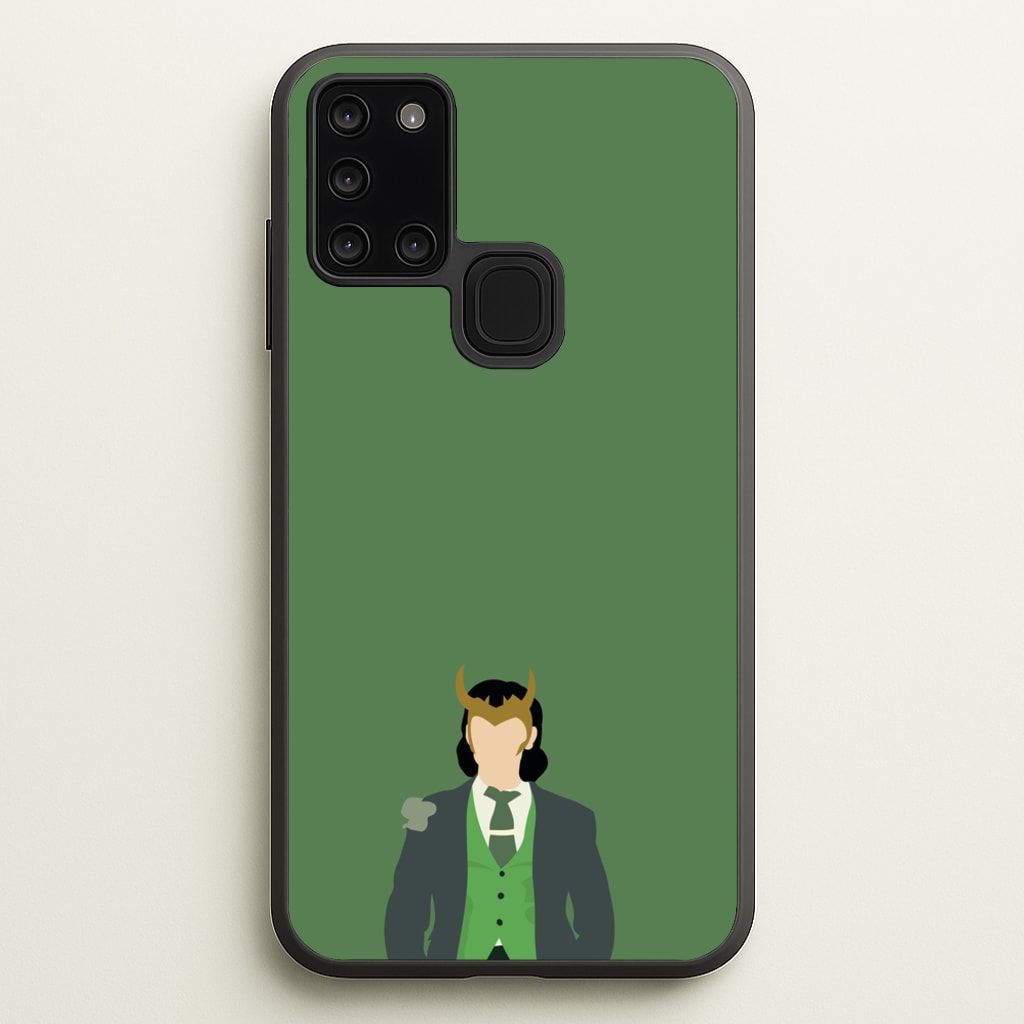 With Horns - Loki Phone Case for Galaxy A21s