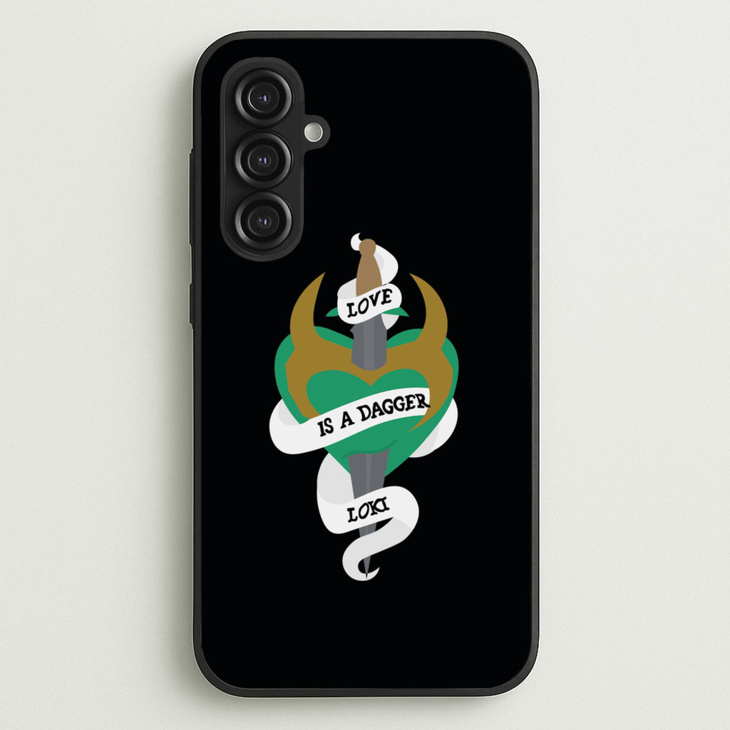 Love Is A Dagger - Loki Phone Case for Galaxy S23FE