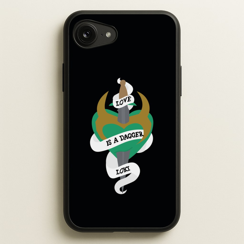 Love Is A Dagger - Loki Phone Case for iPhone 16e